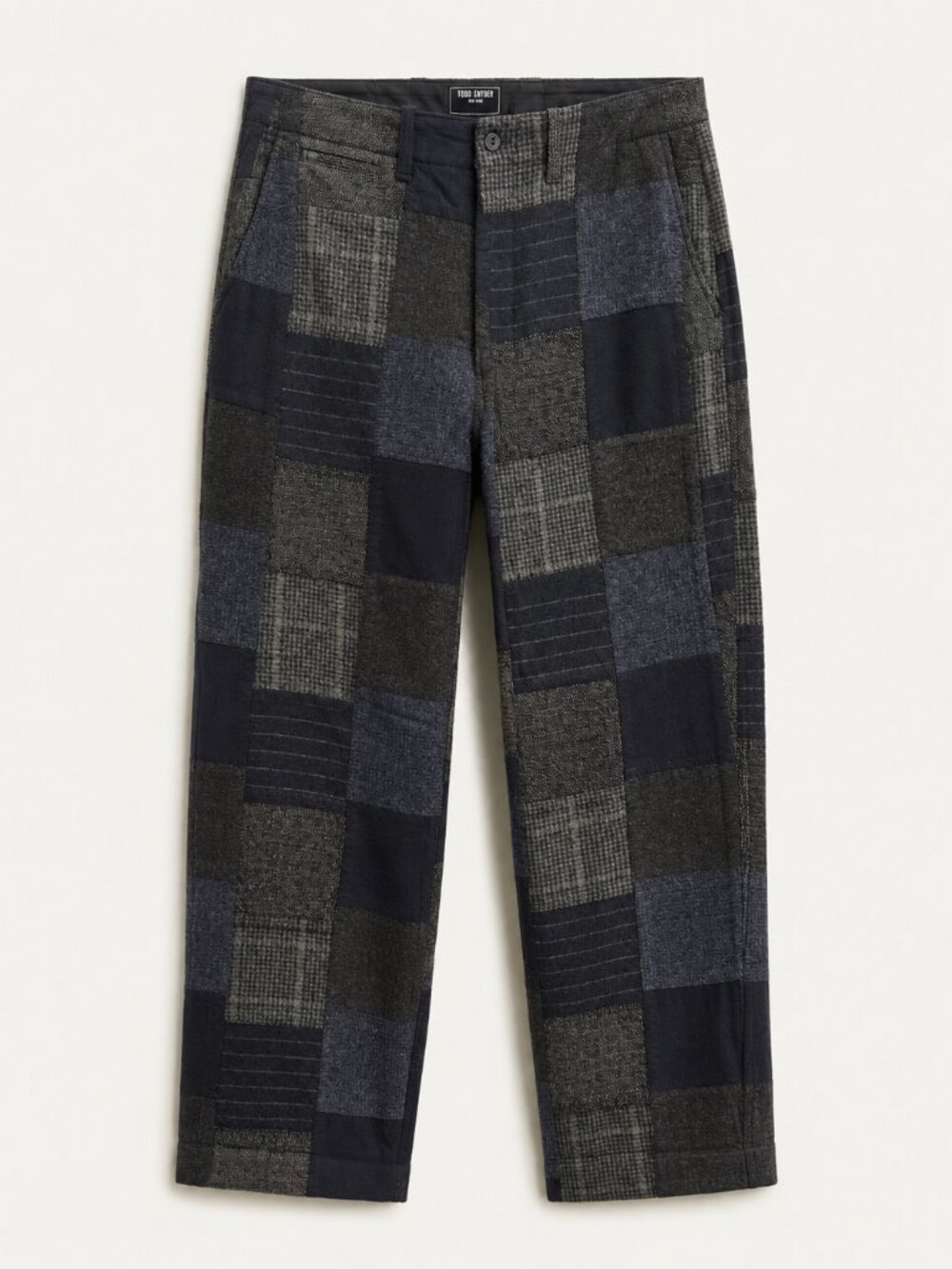 Todd Snyder Indigo Patchwork Wool Officer Chino 36x32